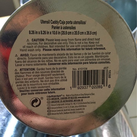 BRAND NEW 3 compartment caddy organizer for utensils holder (8.26in x 10.6in) - Picture 4 of 4